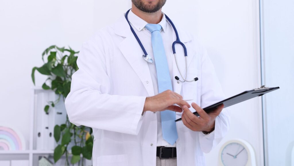 A registered certifying physician in Alabama ready to perform an authorized patient evaluation.